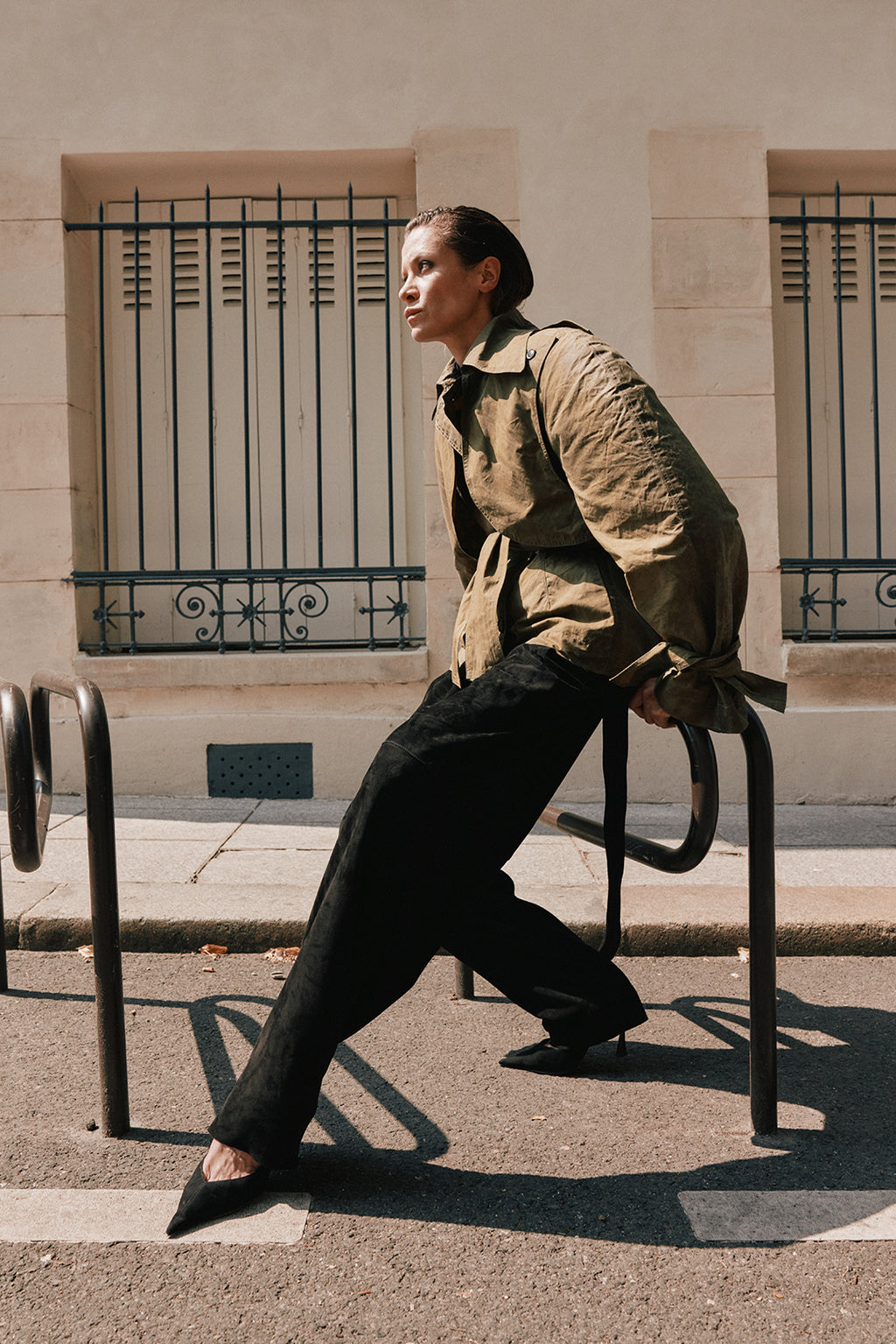 Khaki Cotton Waterproof Trench Coat